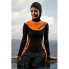 Cute Orange and black Modest swim suit 8